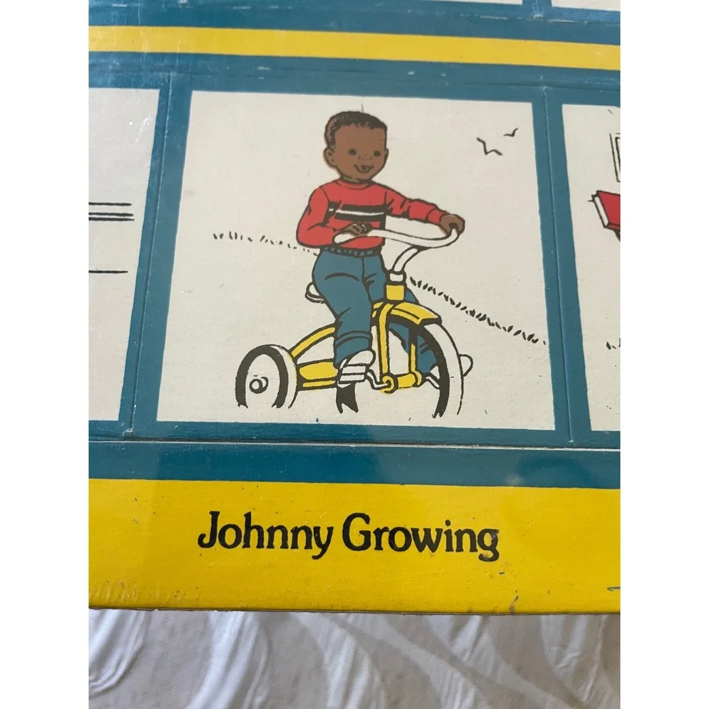 New 1956 Judy See-Quees Johnny Growing Story Board Sequence Puzzle 510657 VTG